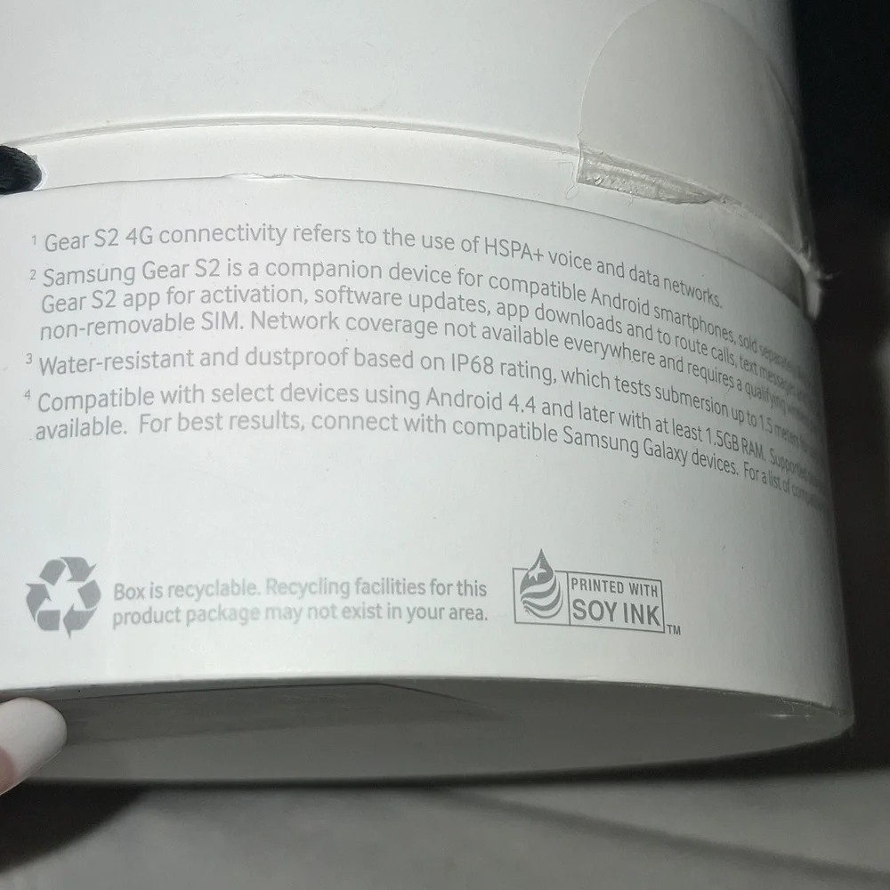 Samsung Gear 2 Watch All Details In Pic Comes With What Is Pictured.